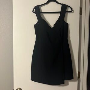 Black off the shoulder dress